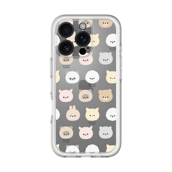 スリムプロテクションプレミアムケース［ mofmofriends - フェイス ］
