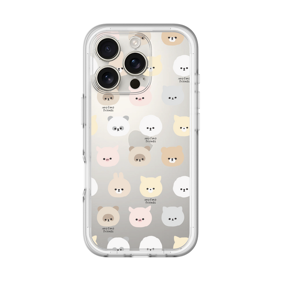 スリムプロテクションプレミアムケース［ mofmofriends - フェイス ］