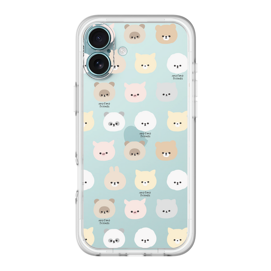 スリムプロテクションプレミアムケース［ mofmofriends - フェイス ］