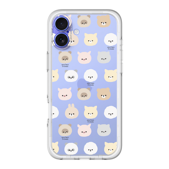 スリムプロテクションプレミアムケース［ mofmofriends - フェイス ］