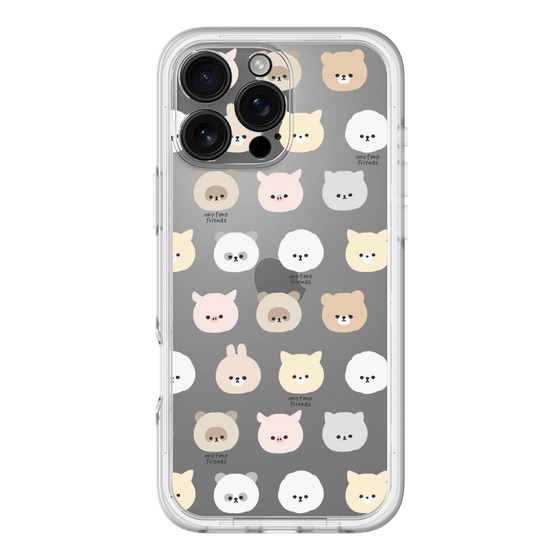 スリムプロテクションプレミアムケース［ mofmofriends - フェイス ］