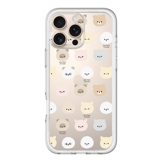 スリムプロテクションプレミアムケース［ mofmofriends - フェイス ］