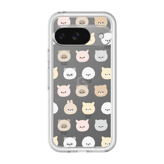 スリムプロテクションプレミアムケース［ mofmofriends - フェイス ］