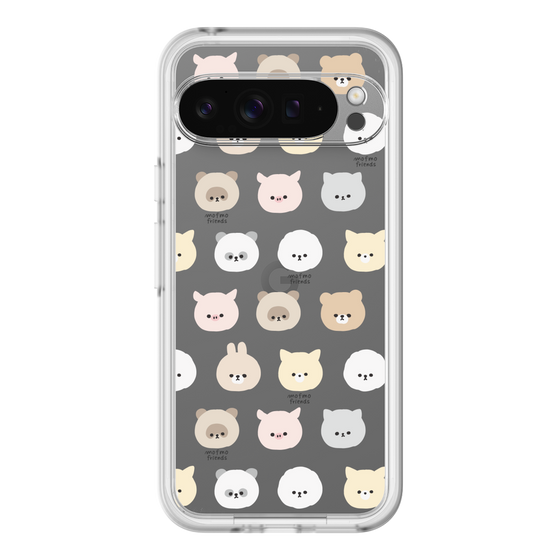 スリムプロテクションプレミアムケース［ mofmofriends - フェイス ］