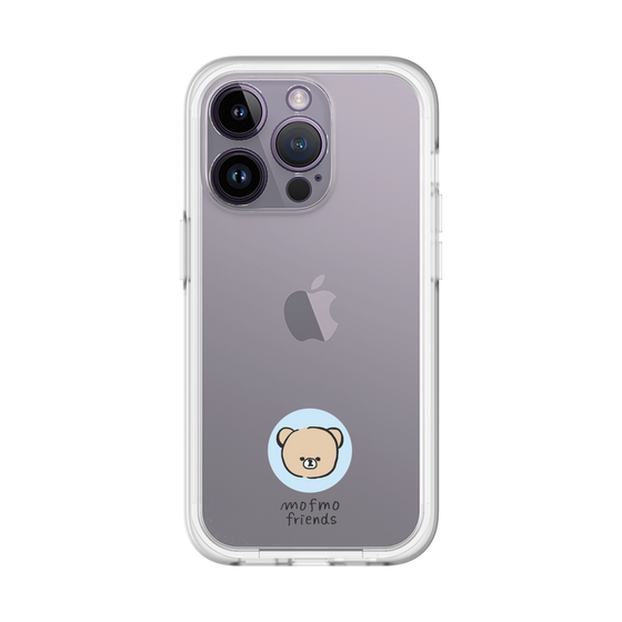 スリムプロテクションプレミアムケース［ mofmofriends - アイコン - クマ ］