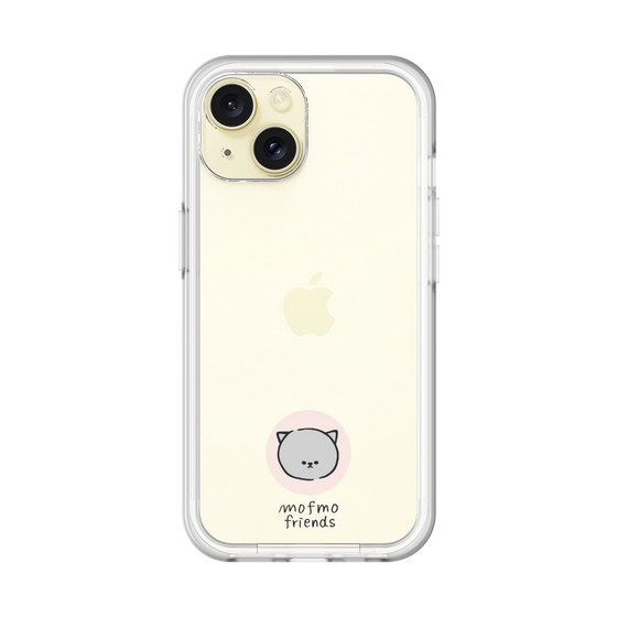スリムプロテクションプレミアムケース［ mofmofriends - アイコン - ブリティッシュショートヘア ］