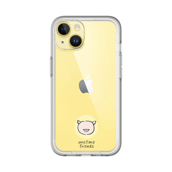 スリムプロテクションプレミアムケース［ mofmofriends - アイコン - マイクロブタ ］