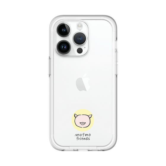 スリムプロテクションプレミアムケース［ mofmofriends - アイコン - マイクロブタ ］
