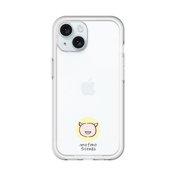 スリムプロテクションプレミアムケース［ mofmofriends - アイコン - マイクロブタ ］