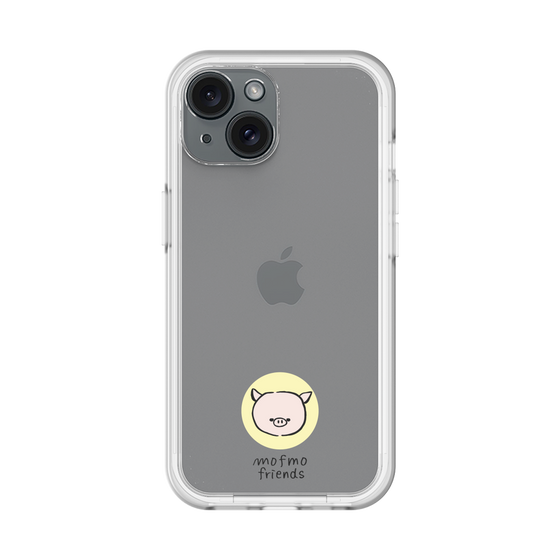 スリムプロテクションプレミアムケース［ mofmofriends - アイコン - マイクロブタ ］