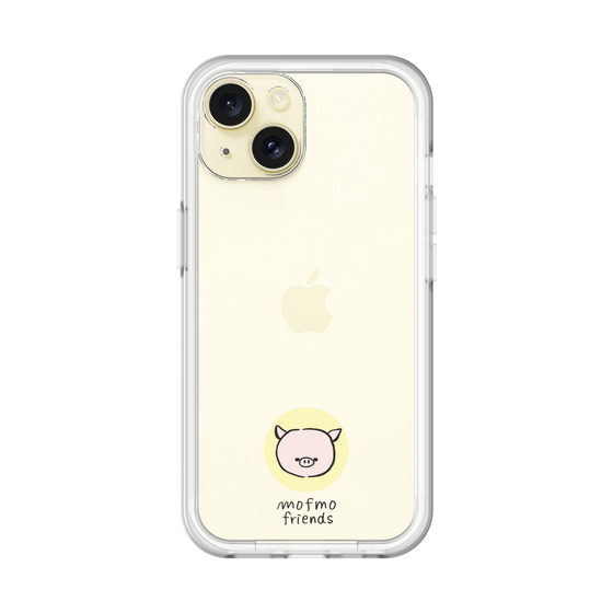 スリムプロテクションプレミアムケース［ mofmofriends - アイコン - マイクロブタ ］