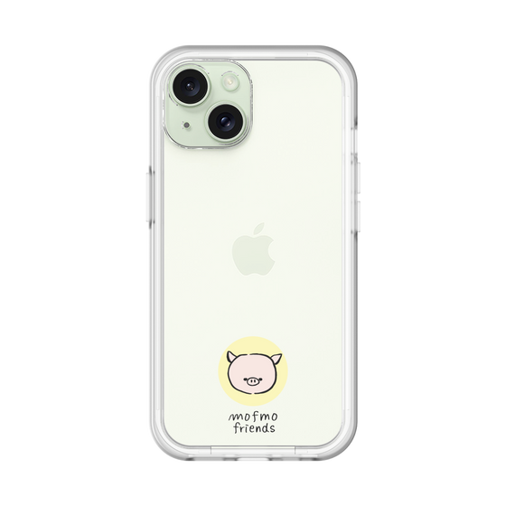 スリムプロテクションプレミアムケース［ mofmofriends - アイコン - マイクロブタ ］