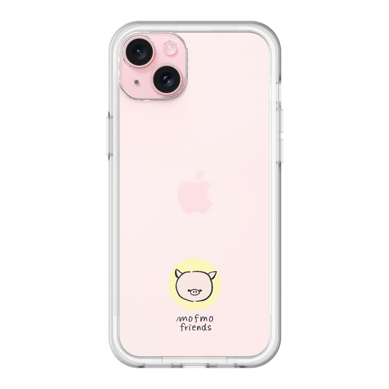 スリムプロテクションプレミアムケース［ mofmofriends - アイコン - マイクロブタ ］