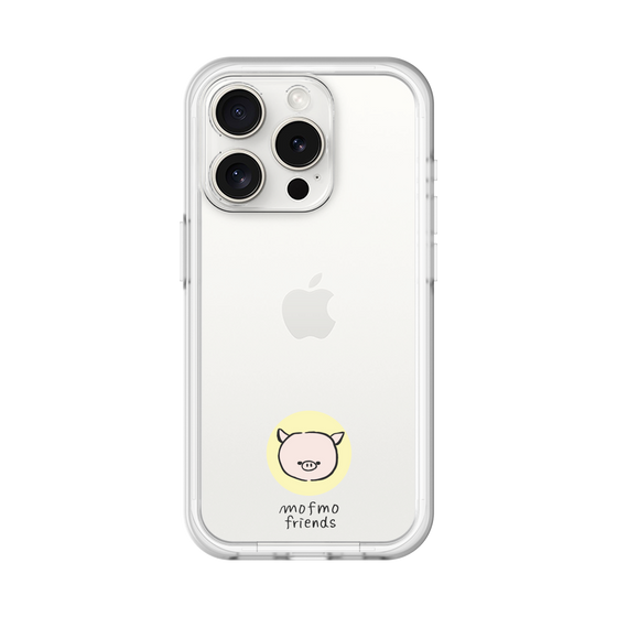 スリムプロテクションプレミアムケース［ mofmofriends - アイコン - マイクロブタ ］