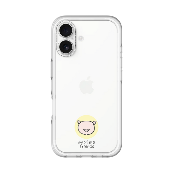 スリムプロテクションプレミアムケース［ mofmofriends - アイコン - マイクロブタ ］