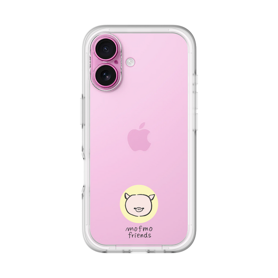 スリムプロテクションプレミアムケース［ mofmofriends - アイコン - マイクロブタ ］