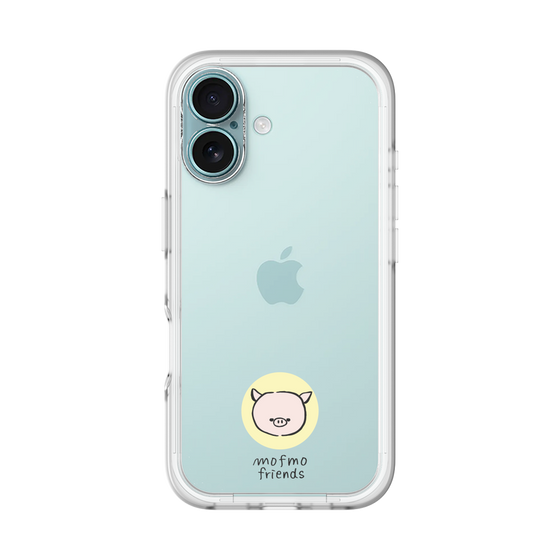 スリムプロテクションプレミアムケース［ mofmofriends - アイコン - マイクロブタ ］