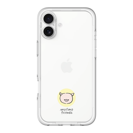 スリムプロテクションプレミアムケース［ mofmofriends - アイコン - マイクロブタ ］