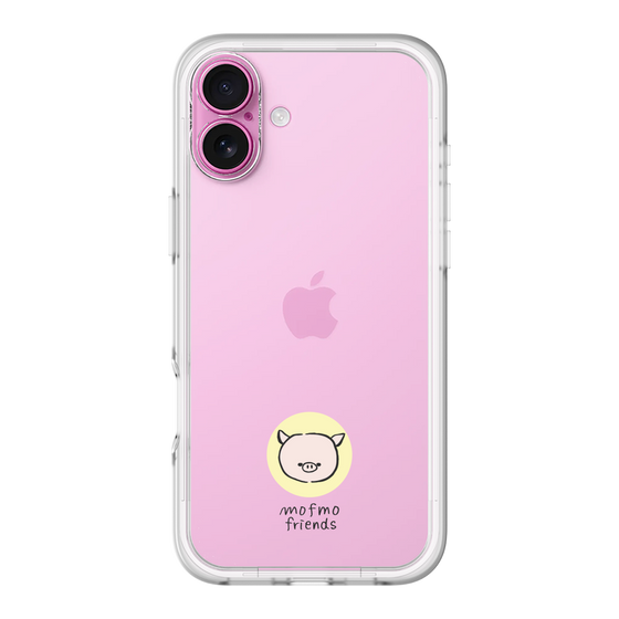 スリムプロテクションプレミアムケース［ mofmofriends - アイコン - マイクロブタ ］