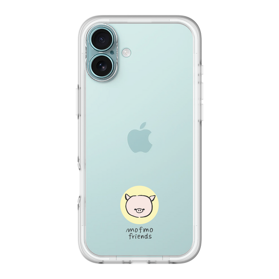 スリムプロテクションプレミアムケース［ mofmofriends - アイコン - マイクロブタ ］