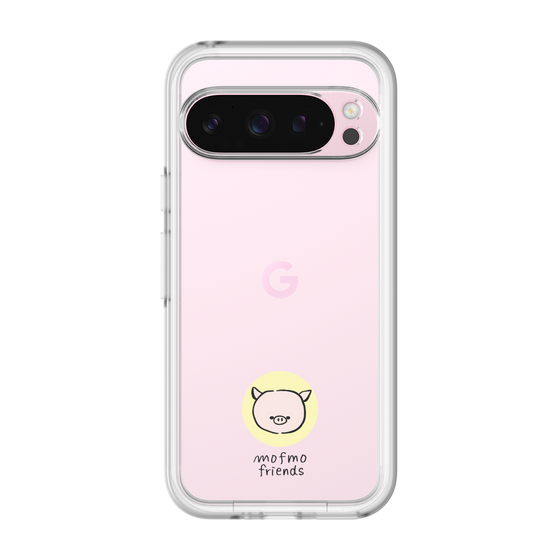 スリムプロテクションプレミアムケース［ mofmofriends - アイコン - マイクロブタ ］