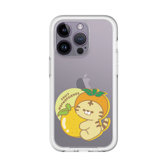 スリムプロテクションプレミアムケース［ mofmofriends - オレンジ ］