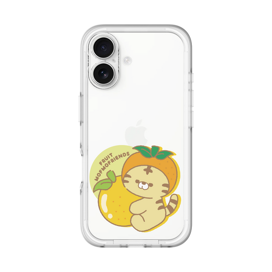 スリムプロテクションプレミアムケース［ mofmofriends - オレンジ ］