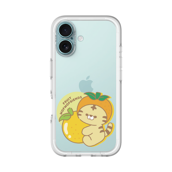 スリムプロテクションプレミアムケース［ mofmofriends - オレンジ ］