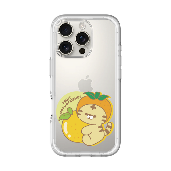 スリムプロテクションプレミアムケース［ mofmofriends - オレンジ ］