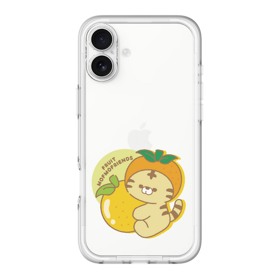 スリムプロテクションプレミアムケース［ mofmofriends - オレンジ ］