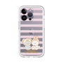 スリムプロテクションプレミアムケース［ mofmofriends - ストライプ ］