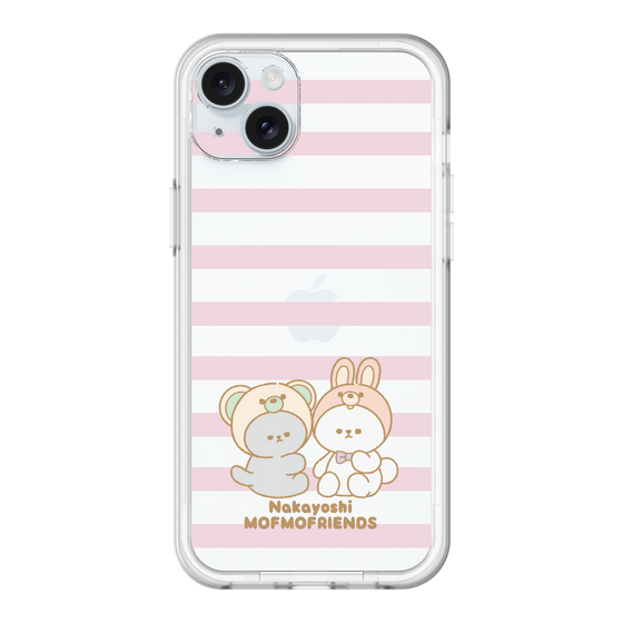 スリムプロテクションプレミアムケース［ mofmofriends - ストライプ ］
