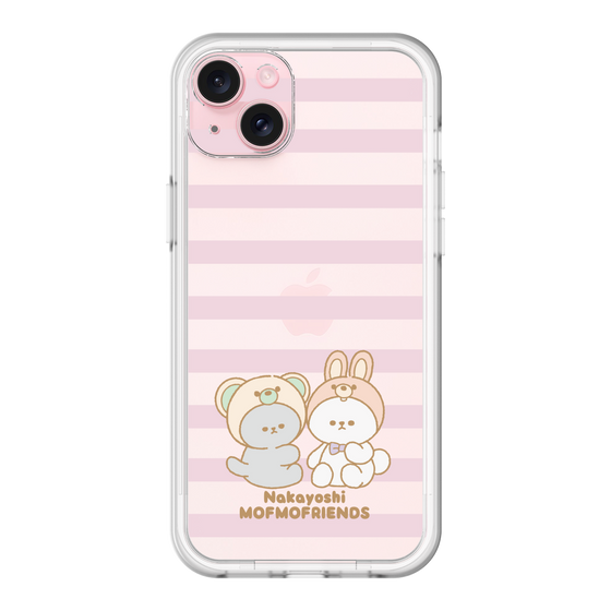 スリムプロテクションプレミアムケース［ mofmofriends - ストライプ ］