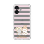 スリムプロテクションプレミアムケース［ mofmofriends - ストライプ ］