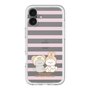 スリムプロテクションプレミアムケース［ mofmofriends - ストライプ ］