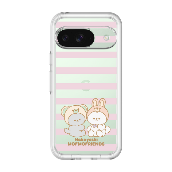 スリムプロテクションプレミアムケース［ mofmofriends - ストライプ ］