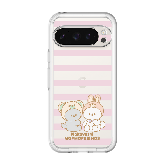 スリムプロテクションプレミアムケース［ mofmofriends - ストライプ ］