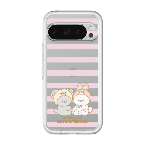 スリムプロテクションプレミアムケース［ mofmofriends - ストライプ ］