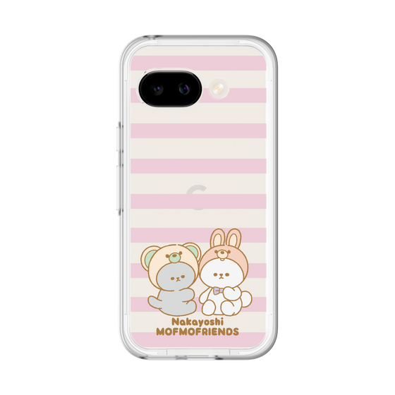 スリムプロテクションプレミアムケース［ mofmofriends - ストライプ ］