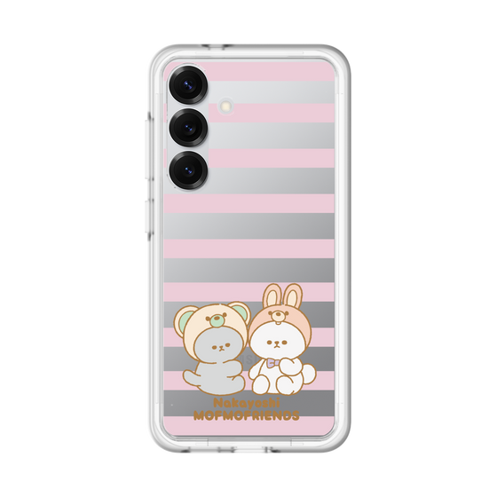 スリムプロテクションプレミアムケース［ mofmofriends - ストライプ ］