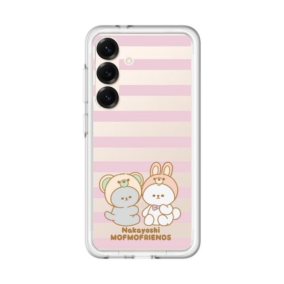 スリムプロテクションプレミアムケース［ mofmofriends - ストライプ ］