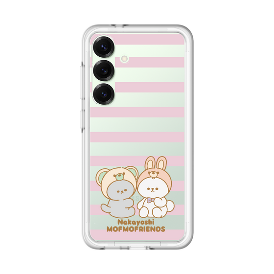 スリムプロテクションプレミアムケース［ mofmofriends - ストライプ ］