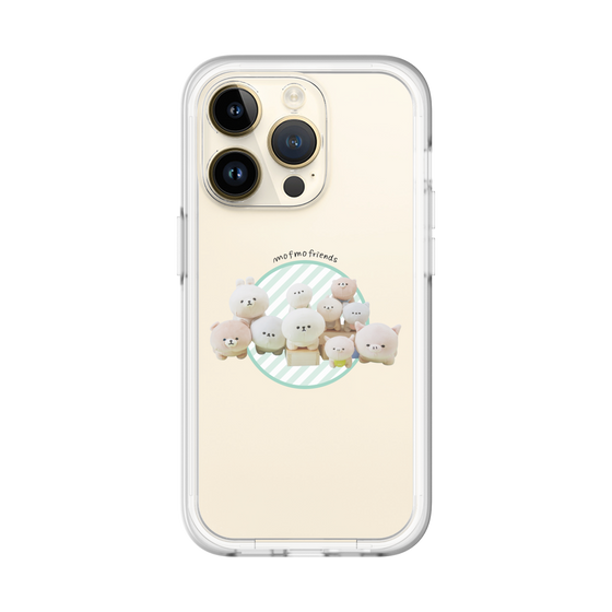 スリムプロテクションプレミアムケース［ mofmofriends - ぬいぐるみ - ワンポイント ］