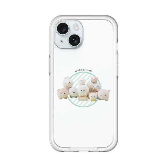 スリムプロテクションプレミアムケース［ mofmofriends - ぬいぐるみ - ワンポイント ］