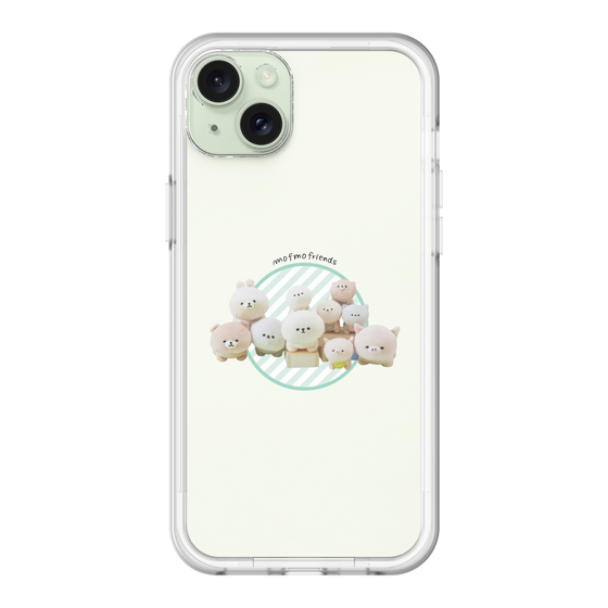 スリムプロテクションプレミアムケース［ mofmofriends - ぬいぐるみ - ワンポイント ］