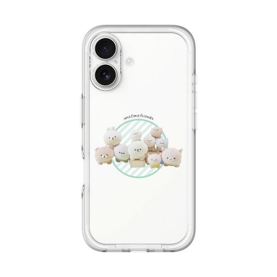 スリムプロテクションプレミアムケース［ mofmofriends - ぬいぐるみ - ワンポイント ］
