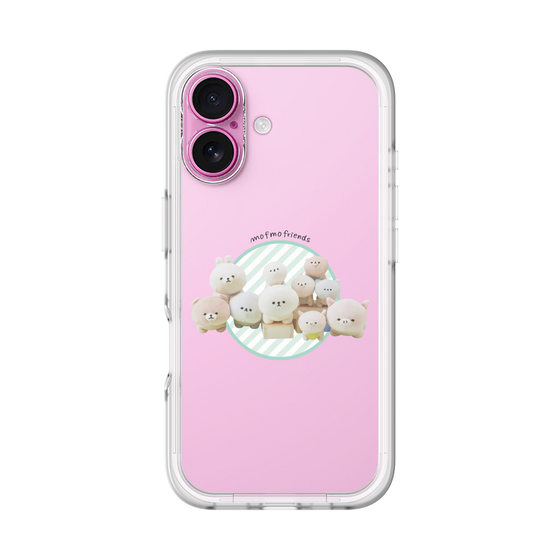 スリムプロテクションプレミアムケース［ mofmofriends - ぬいぐるみ - ワンポイント ］