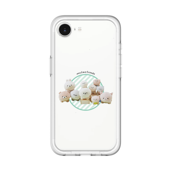 スリムプロテクションプレミアムケース［ mofmofriends - ぬいぐるみ - ワンポイント ］