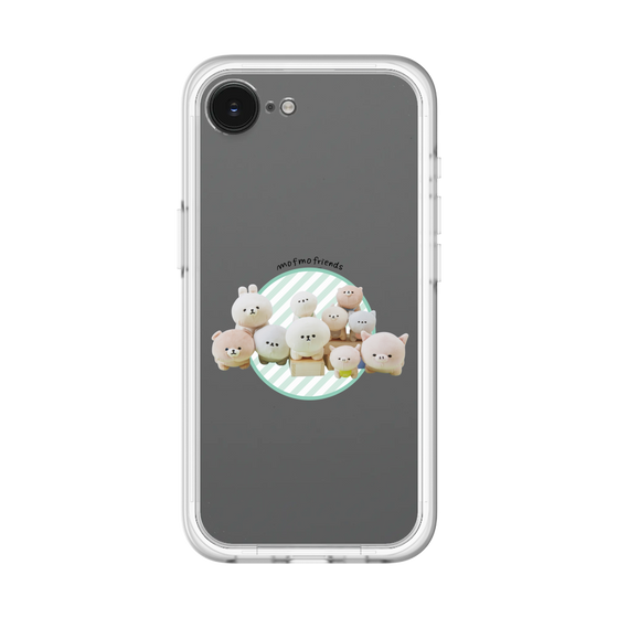 スリムプロテクションプレミアムケース［ mofmofriends - ぬいぐるみ - ワンポイント ］