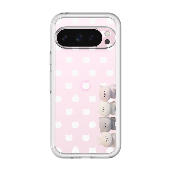 スリムプロテクションプレミアムケース［ mofmofriends - ぬいぐるみ - 総柄 ］